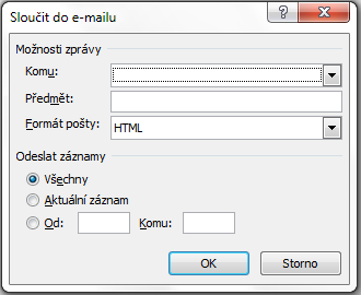 Klikněte na tlačítko Náhled výsledků. Náhled konkrétního dokumentu lze zobrazit kliknutím na položku Najít příjemce.