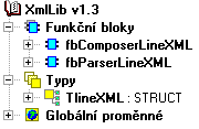 1 ÚVOD Knihovna XmlLib je standardně dodávaná jako součást programovacího prostředí Mosaic. Knihovna obsahuje funkční bloky umožňující práci s daty ve formátu Extensible Markup Language (XML).