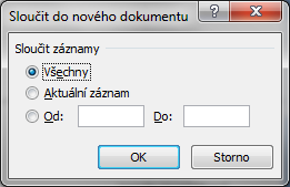 1) Vidíme, že se změnila adresa a za název pole se doplnila skutečná data. 2) Můžeme se podívat, jak budou vypadat další adresy, přepínáním se na další příjemce.