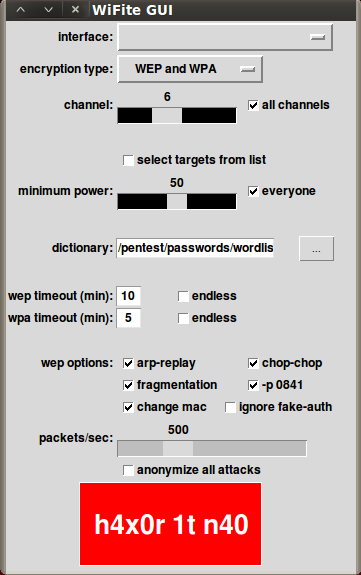 z distribucí Linuxu. Ideálním systémem je BackTrack, kde jsou již všechny potřebné součásti nainstalovány.