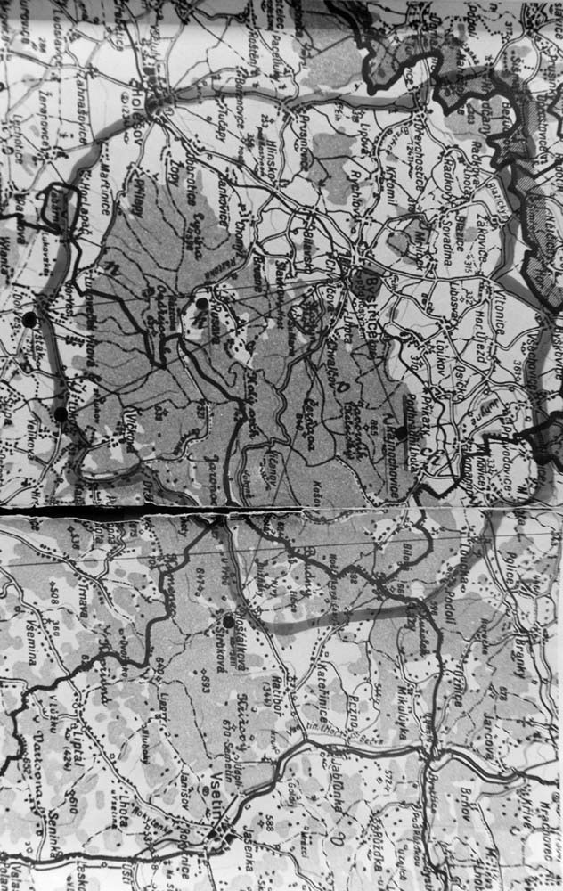 4) Mapa operativního prostoru Hor Hostýnských Obr. 4.