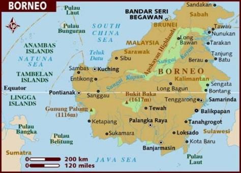 ostrov: Borneo