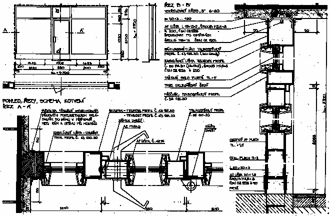 12.4 Výkladce Obrázek 132: Výkladce zdroj: HÁJEK, V., NOVÁK, L., ŠMEJCKÝ, J. [Konstrukce pozemních staveb 30. K.k.] STUDIJNÍ MATERIÁLY HÁJEK, V., NOVÁK, L., ŠMEJCKÝ, J., 2002.