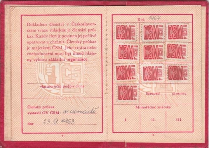 DOSPÍVÁNÍ 1. pol. 60. l.