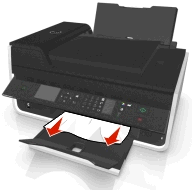 Řešení problémů 135 4 Vraťte zpátky kryt na oblasti uvíznutí papíru až dosedne na místo. 5 Zavřete tiskárnu. 6 Podle modelu tiskárny se dotkněte tlačítka OK nebo stiskněte tlačítko.