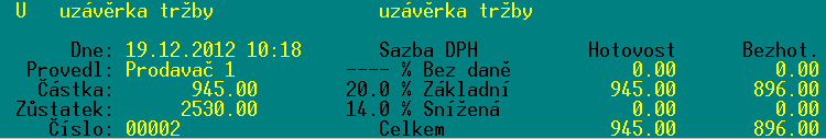 TRIFID 2014 STANDARD Uživatelská příručka Typ záznamu Nastavení Ve druhé skupině se nachází pouze jedna podmínka Typ záznamu - zde se buď přímým zápisem, nebo výběrem z nabídky (<F9>) zadává kód