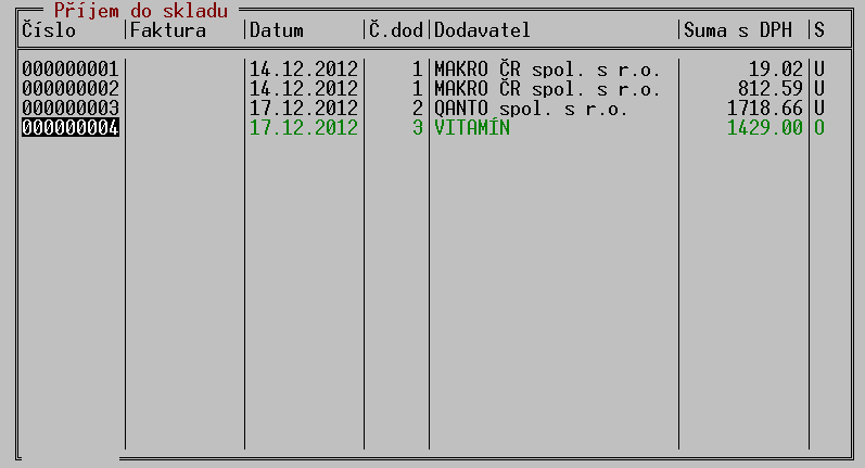 Doklady 9. Doklady obecně V této kapitole je obecně popsán způsob práce s doklady v programu TRIFID.