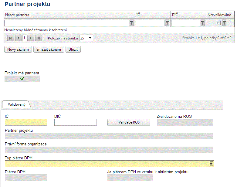 Partnerem projektu je takový subjekt, který se na daném projektu podílí organizačně, částečně zajišťuje realizaci projektu či jeho spolufinancování.