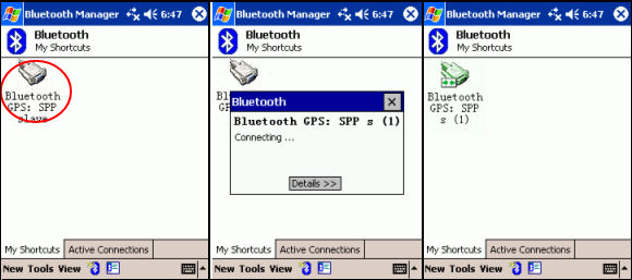 na [Next]. Nezapomeňte odškrtnout okénko zabezpečení připojení. F-7. Zpět na hlavní obrazovku [Bluetooth manager].