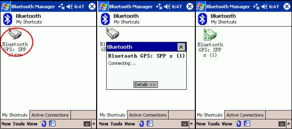 na [Next]. Nezapomeňte odškrtnout okénko zabezpečení připojení. F-7. Zpět na hlavní obrazovku [Bluetooth manager].