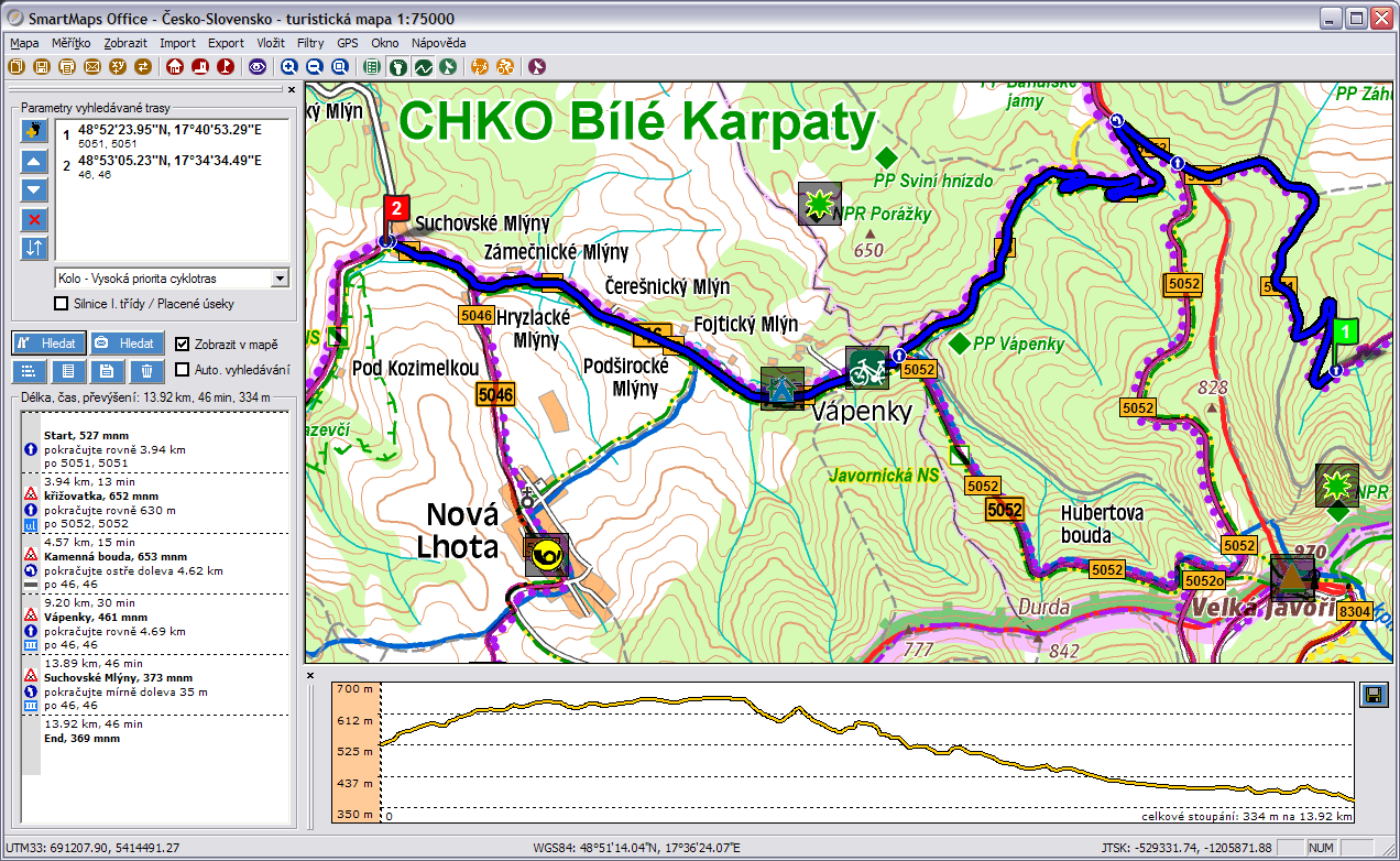 Podrobná mapa SR 1:10 000 Rastrová mapa měst a obcí pokrývající kompletní území SR. Podrobnost do úrovně ulic se zástavbou, zelení, lesy, vodstvem, atd.