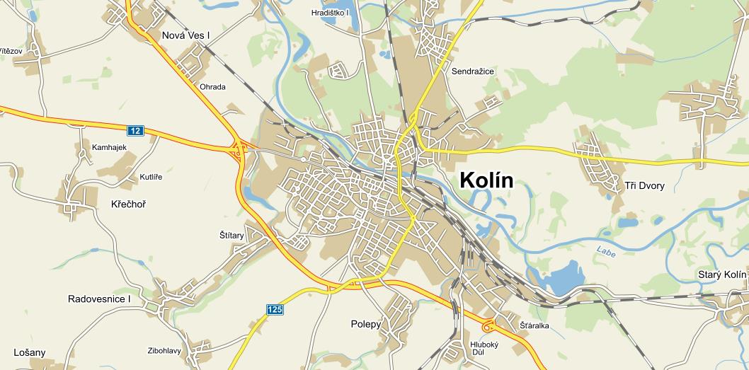 2. Lokalita Předmětné pozemky se nachází ve Středočeském kraji v okresním městě Kolín. Konkrétně se jedná o část města zvanou Kutnohorské Předměstí, která leží jižně od centra.