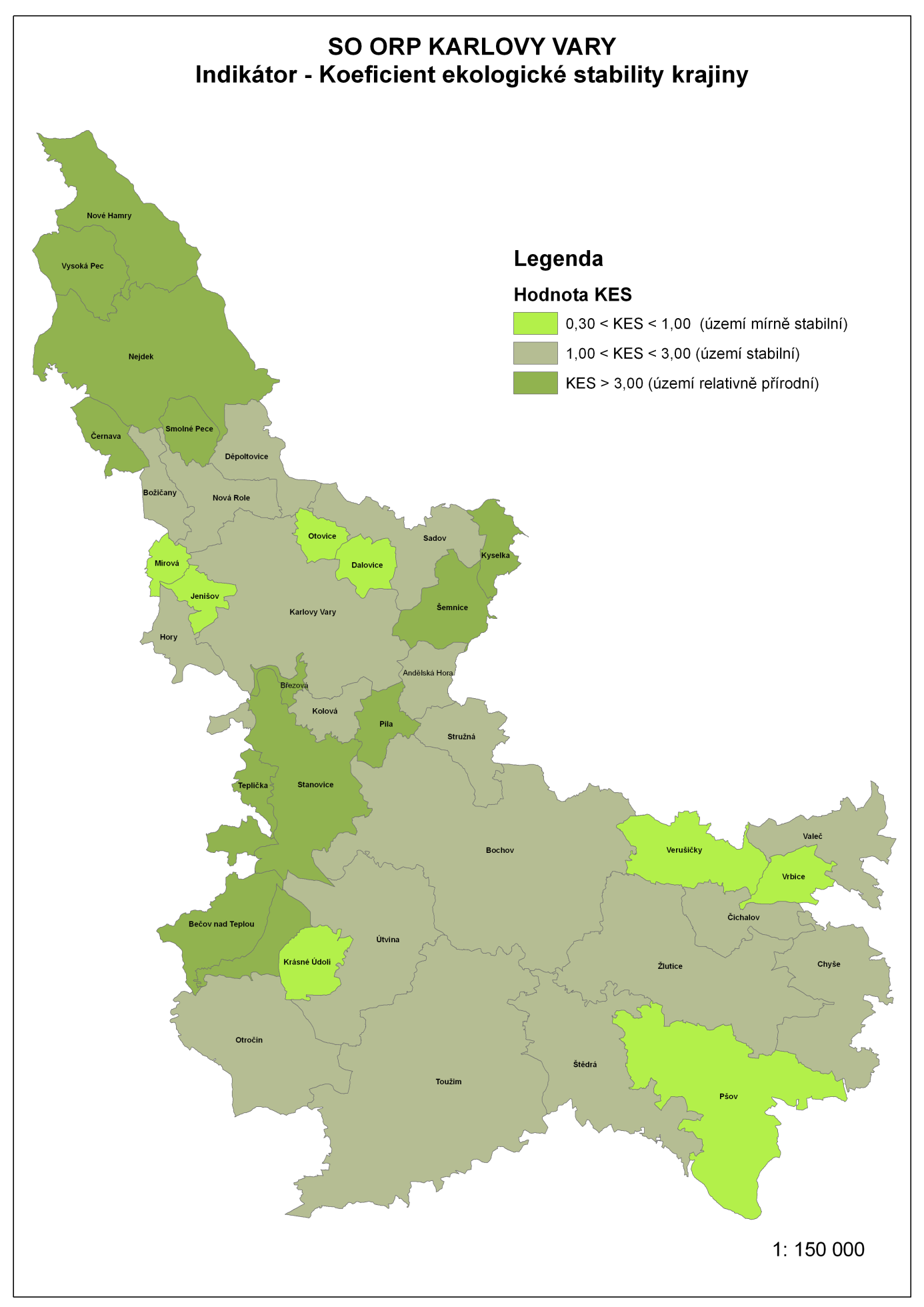 Obrázek 8 - Indikátor - Koeficient ekologické