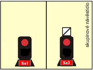 jednu kolej je v tomto případě pro posunový díl souhlasem k posunu. Návěsti světelných návěstidel pro jízdu vlaku 701. Návěsti uvedené v Příloze č.