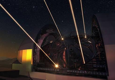 6. Obří teleskopy s laserovou adaptivní optikou