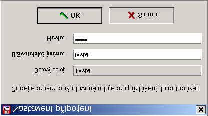 44 4. KONFIGURACE ÚSTŘEDEN 2.4. INSTALACE PLNÉ VERZE SE SOFTWAROVÝM KLÍČEM 25 Další postup společný pro všechny typy databází 1. Nacházíte se opět v tabulce datových zdrojů.
