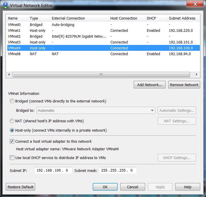 Iniciální setup Lab budeme realizovat jako dva virtuální stroje běžící uvnitř Vmware Workstation 9 na Windows. První stroj poběží Linux Ubuntu 12.