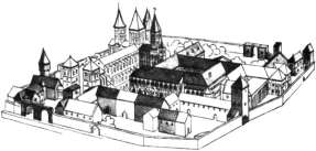 3) Katedrála= katedrální chrámový typ Vrcholně rozvinutá křížová bazilika velkých rozměrů, kde pokračování vedlejších lodí tvoří věnec kaplí.