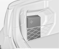 74 Úložná schránka Sports Tourer Lékárnička 5dveřový hatchback / 4dveřový sedan Sports Tourer Výstražný trojúhelník uložte do prostoru za popruhem na vnitřní straně dveří zavazadlového