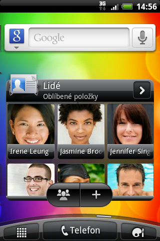 81 Lidé Přidání widgetů Lidé Buďte v kontaktu s různými přáteli nebo kolegy. Na obrazovku Plocha můžete přidat několik widgetů Lidé, každý přitom může mít různou skupinu kontaktů. 1.
