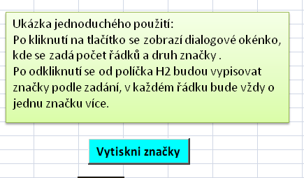 vlastnosti a zobrazíme si kód kliknutí tlačítka.
