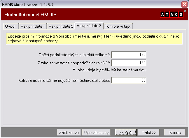 obr. P4 Vstupní data 2 - příklad obr.