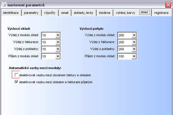 Upgrade a samotná instalace modulu Sklad. Pokud již používáte program 2HCS Fakturace, nainstalujte pouze upgrade pro modul skladu. Název tohoto instalačního souboru je supg_xxx.