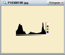 1.6 K čemu slouží okno Editor? Obrázek 12 Náhled v režimu Histogram.