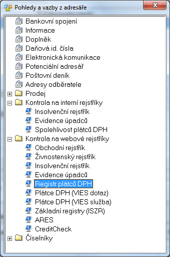 Nespolehlivý plátce v Orsoftu o Přenos z centrálního registru plátců do Orsoftu o