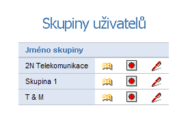 Login vedoucí V případě, že je Váš login role vedoucí, máte přístupnou ještě další volbu a to Nahrané hovory firmy.