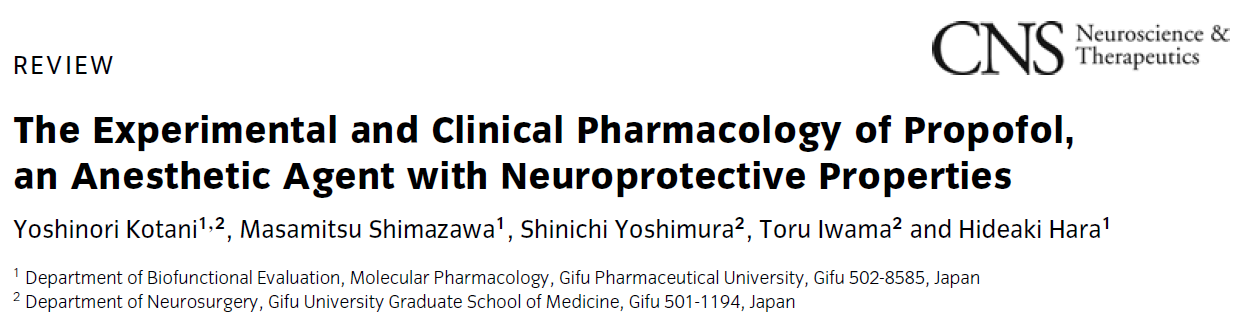 PROPOFOL anestetikum/sedativum/hypnotikum/ antiepileptikum slabé