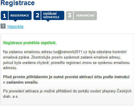 UC2 Stálý zákazník ČD vlastnící InKartu registrace do internetového obchodu a zaregistrování karty v rámci zákaznického účtu eshopu Popisek pole Heslo,