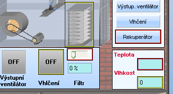 12 Komponenty 2.3 Komponenty Komponenty jsou grafické objekty (prvky) vložené do oken vizualizačního projektu. Některé komponenty mohou zobrazovat aktuální data (tj.