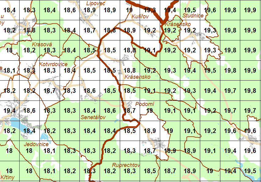 Obr. 10 - Pětiletý průměr 4.