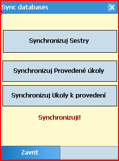 SYNCHRONIZACE SERVER MOBILNÍ KLIENT Skryté pozadí aplikace Žádná/Co nejmenší interakce s uživatelem