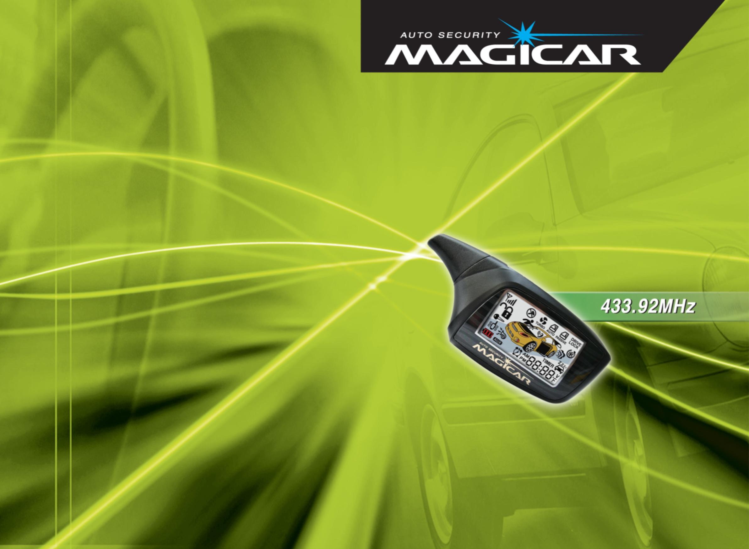 MAGICAR M1090 Uživateľský návod Uživatelský návod User guide Autoalarm