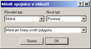 Je-li polygon veden po bodech modelu terénu, pak tyto body jsou považovány za body uvnitř polygonu. Viz Editace DMT v oblasti (na straně 157).