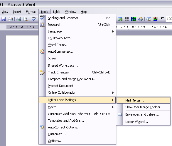 MS Word a MS Access