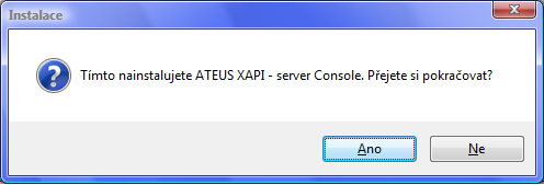 Klikněte na XAPI server Console: