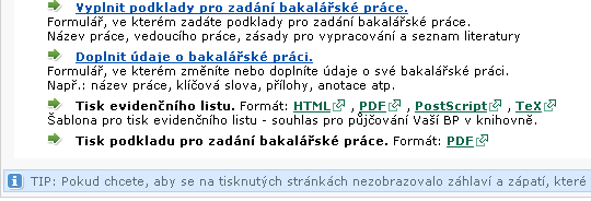 STAG VÁŠ NEDOCENĚNÝ PŘÍTEL Po volbě tématu práce a předběžné domluvě s budoucím vedoucím práce vyplňte ve STAGu