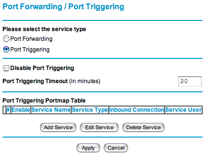 Pro nastavení směrování příchozích portů máte dvě možnosti použití: buďto můžete přesměrovat veškerý příchozí provoz na určený počítač, nebo směrovat pouze určité porty.