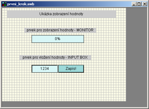 Zdrojový soubor Zdrojový soubor vizualizace, soubor aplikace StudioWEB, má příponu *.SWB.