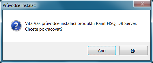 4. Instalace serverové instance Pro instalaci databázového engine v prostředí serveru pro nasazení RANIT v multiuživatelském prostředí je k dispozici samostatný instalátor (instalační balík) RANIT