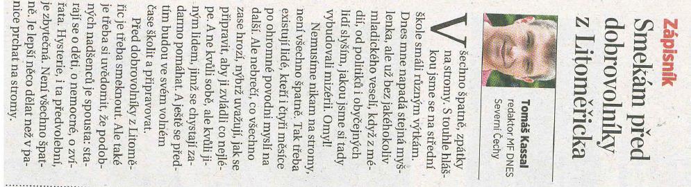 šatník charita, administrativa Vytvořen poloprofesionální tým pro mimořádné události Od 1.1. do 21.