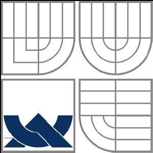 VYSOKÉ UČENÍ TECHNICKÉ V BRNĚ BRNO UNIVERSITY OF TECHNOLOGY FAKULTA STROJNÍHO INŽENÝRSTVÍ ÚSTAV