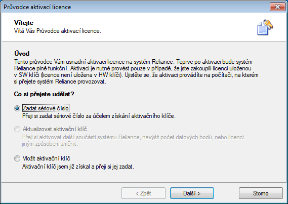 5 Krok 3: Zvolte Zadat sériové číslo a přejděte
