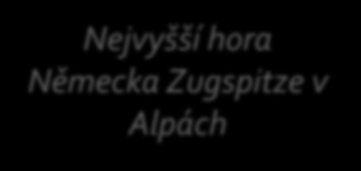 Geomorfologie Alpy, které vznikly třetihorním zvrásněním kontinentálních desek, jsou jedinými německými velehorami.