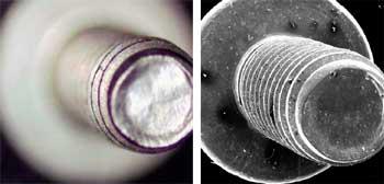 Hloubka ostrosti v TEM ~ 5 mrad ~ 0,3 TEM