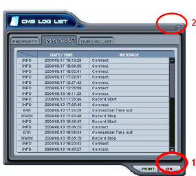 2. Stav DVR Stav DVR poskytuje uživateli rychlý přehled stavů všech připojených DVR.