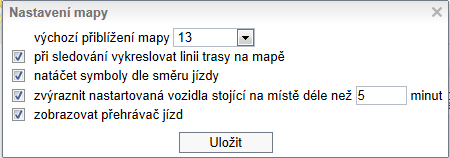 NOVINKA NOVÉ MAPY Novinka nové mapy Na první pohled vidíte, že se v mapě zmenšil počet použitých ikon (tlačítek), přibyla ikona pro její nastavení, okno pro vyhledání adresy se posunulo vpravo nahoru